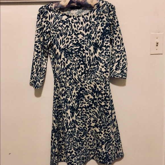 Beautiful Green/Blue Patterned H&M dress - Picture 1 of 3